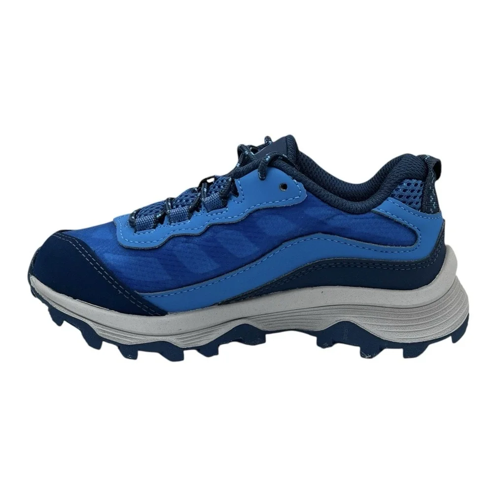 Merrell‎ Moab Speed Little Boys Girls Waterproof Hiking Sneaker Size 12.5 Blue